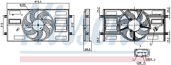 Nissens Koelventilatorwiel 850148