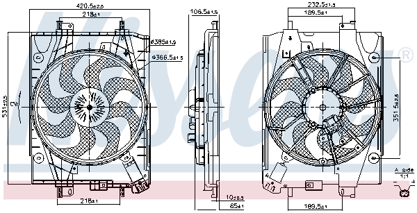 Nissens Koelventilatorwiel 851057