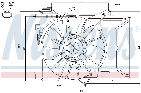 Nissens Ventilatorwiel-motorkoeling 85226