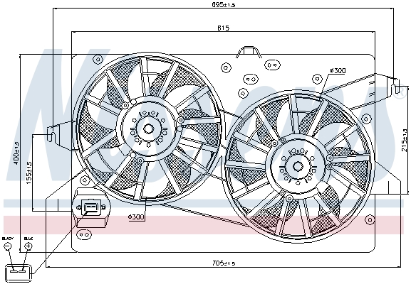 Nissens Ventilatorwiel-motorkoeling 85228