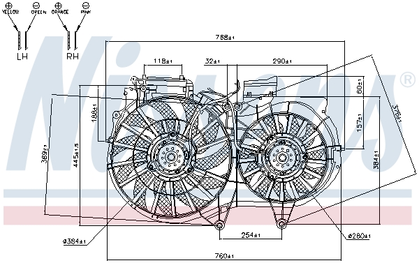 Nissens Ventilatorwiel-motorkoeling 85246