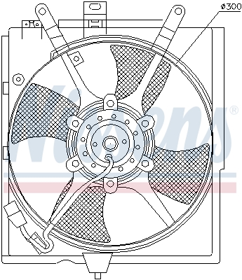 Nissens Ventilatorwiel-motorkoeling 85298