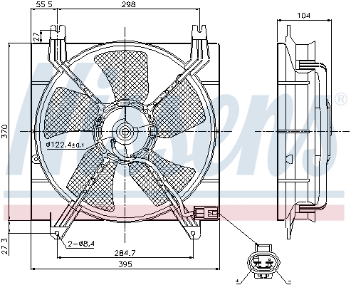 Nissens Ventilatorwiel-motorkoeling 85353