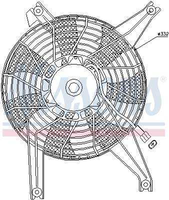 Nissens Ventilatorwiel-motorkoeling 85383