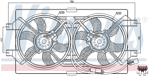 Nissens Ventilatorwiel-motorkoeling 85386