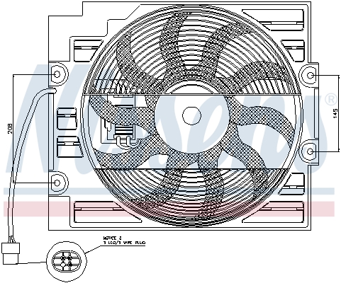 Nissens Koelventilatorwiel 85422
