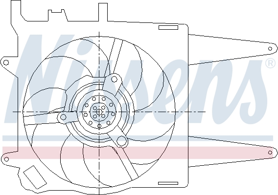 Ventilatorwiel-motorkoeling Nissens 85432