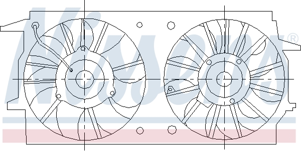 Ventilatorwiel-motorkoeling Nissens 85461