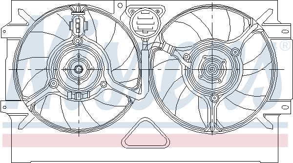 Ventilatorwiel-motorkoeling Nissens 85469