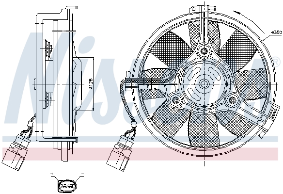 Nissens Ventilatorwiel-motorkoeling 85547