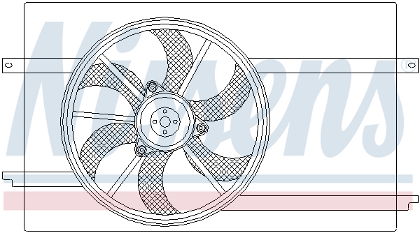 Nissens Ventilatorwiel-motorkoeling 85593