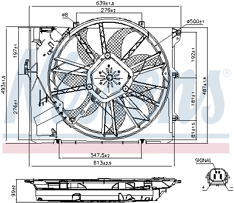 Nissens Koelventilatorwiel 85633