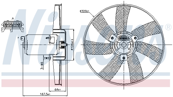 Nissens Ventilatorwiel-motorkoeling 85677
