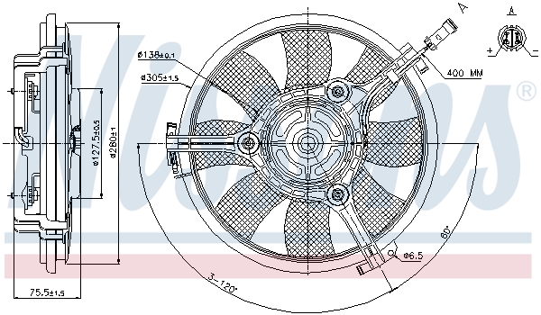 Nissens Ventilatorwiel-motorkoeling 85691