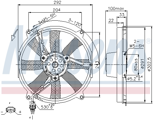 Nissens Ventilatorwiel-motorkoeling 85702