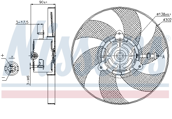 Nissens Ventilatorwiel-motorkoeling 85719