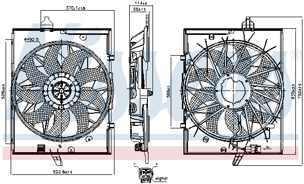 Nissens Koelventilatorwiel 85735