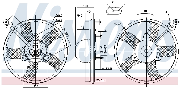 Nissens Ventilatorwiel-motorkoeling 85759
