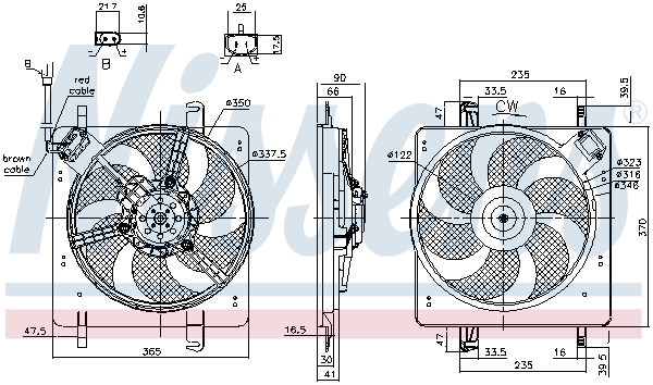 Nissens Ventilatorwiel-motorkoeling 85835