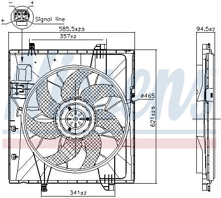 Nissens Koelventilatorwiel 85857