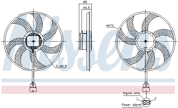 Nissens Koelventilatorwiel 85940