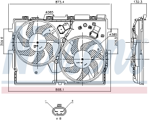 Nissens Ventilatorwiel-motorkoeling 85958