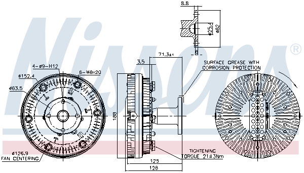 Nissens Visco-koppeling 86038