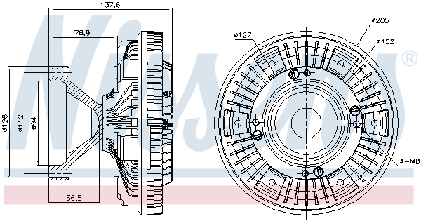 Nissens Visco-koppeling 86046