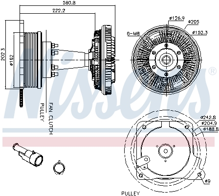 Nissens Visco-koppeling 86059