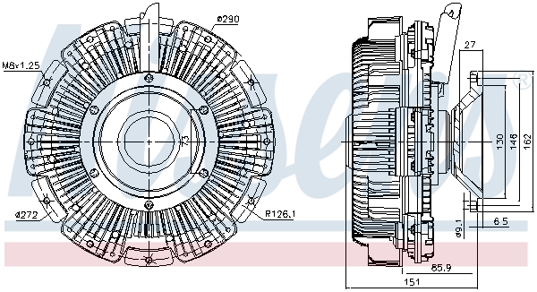 Nissens Visco-koppeling 86152