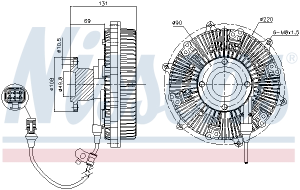 Nissens Visco-koppeling 86164