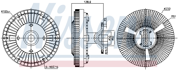 Nissens Visco-koppeling 86225
