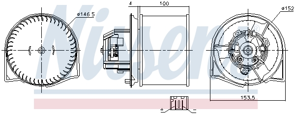 Nissens Kachelventilator 87026