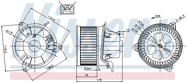 Nissens Kachelventilator 87027