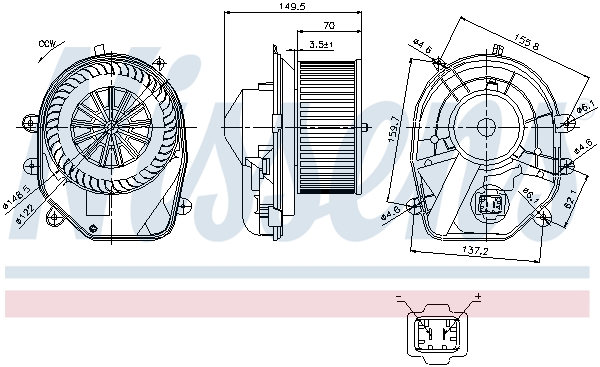 Nissens Kachelventilator 87030