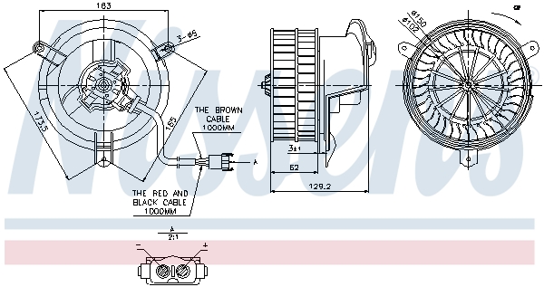 Nissens Kachelventilator 87035