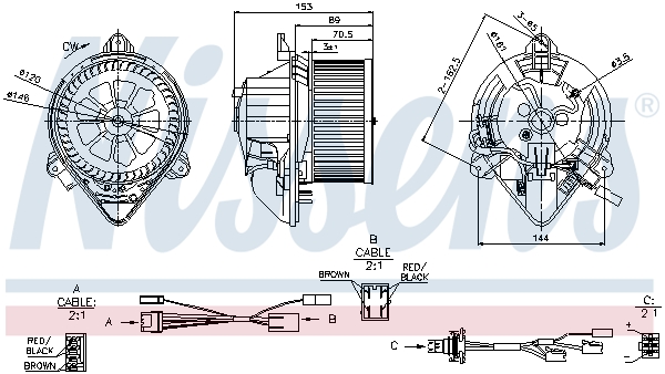 Nissens Kachelventilator 87050