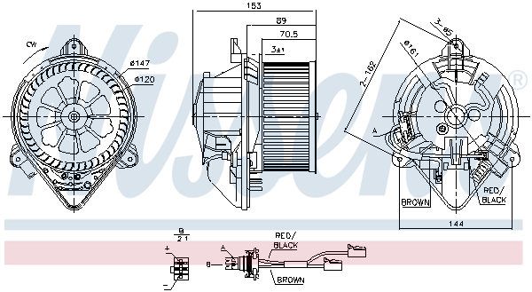 Nissens Kachelventilator 87053