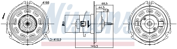 Nissens Kachelventilator 87058