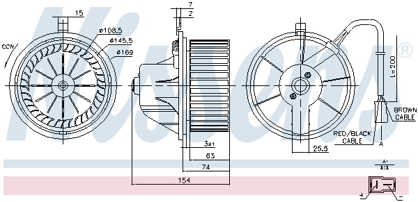 Nissens Kachelventilator 87068