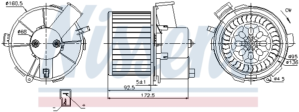 Nissens Kachelventilator 87092