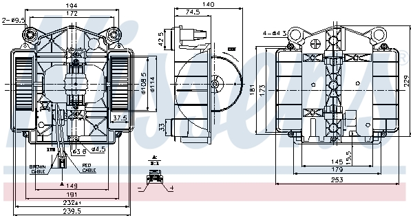 Nissens Kachelventilator 87110