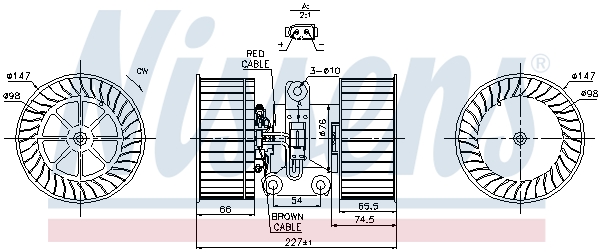 Nissens Kachelventilator 87114