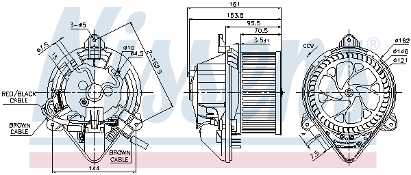 Nissens Kachelventilator 87130