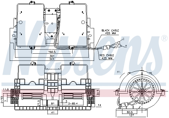 Nissens Kachelventilator 87140