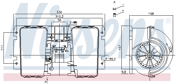 Nissens Kachelventilator 87146