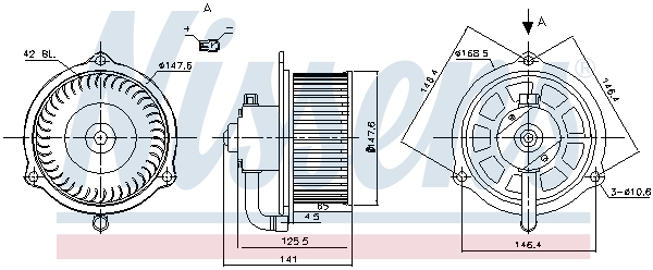 Nissens Kachelventilator 87158