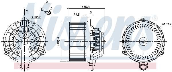 Nissens Kachelventilator 87162