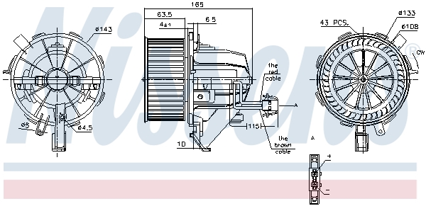 Nissens Kachelventilator 87166