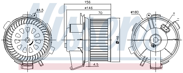 Nissens Kachelventilator 87181